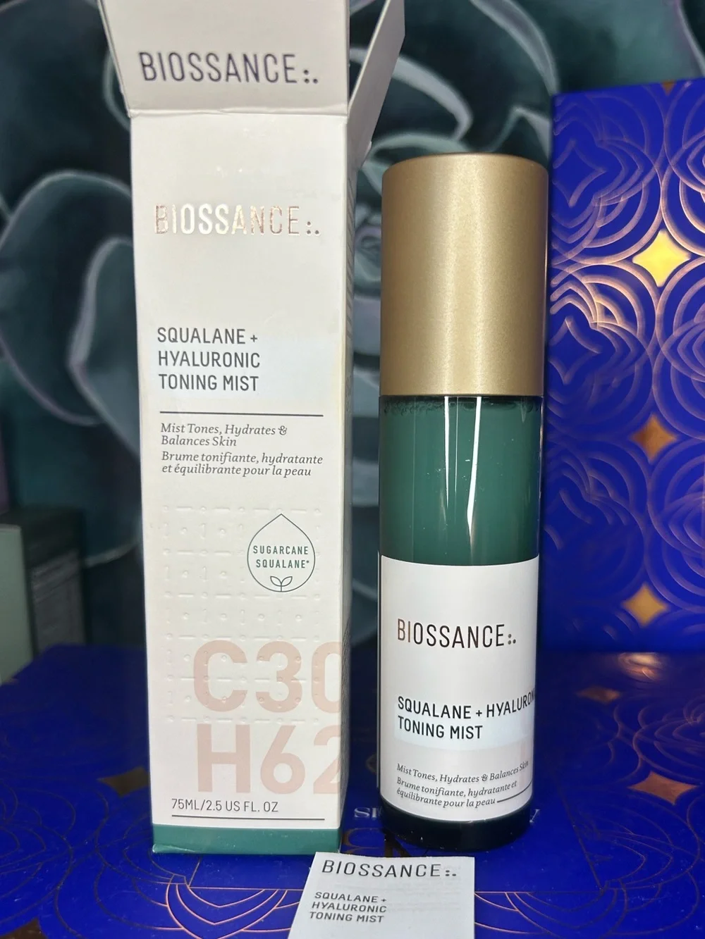Biossance Hyaluronic Acid Hydrating Face Toner Mist + Squalane